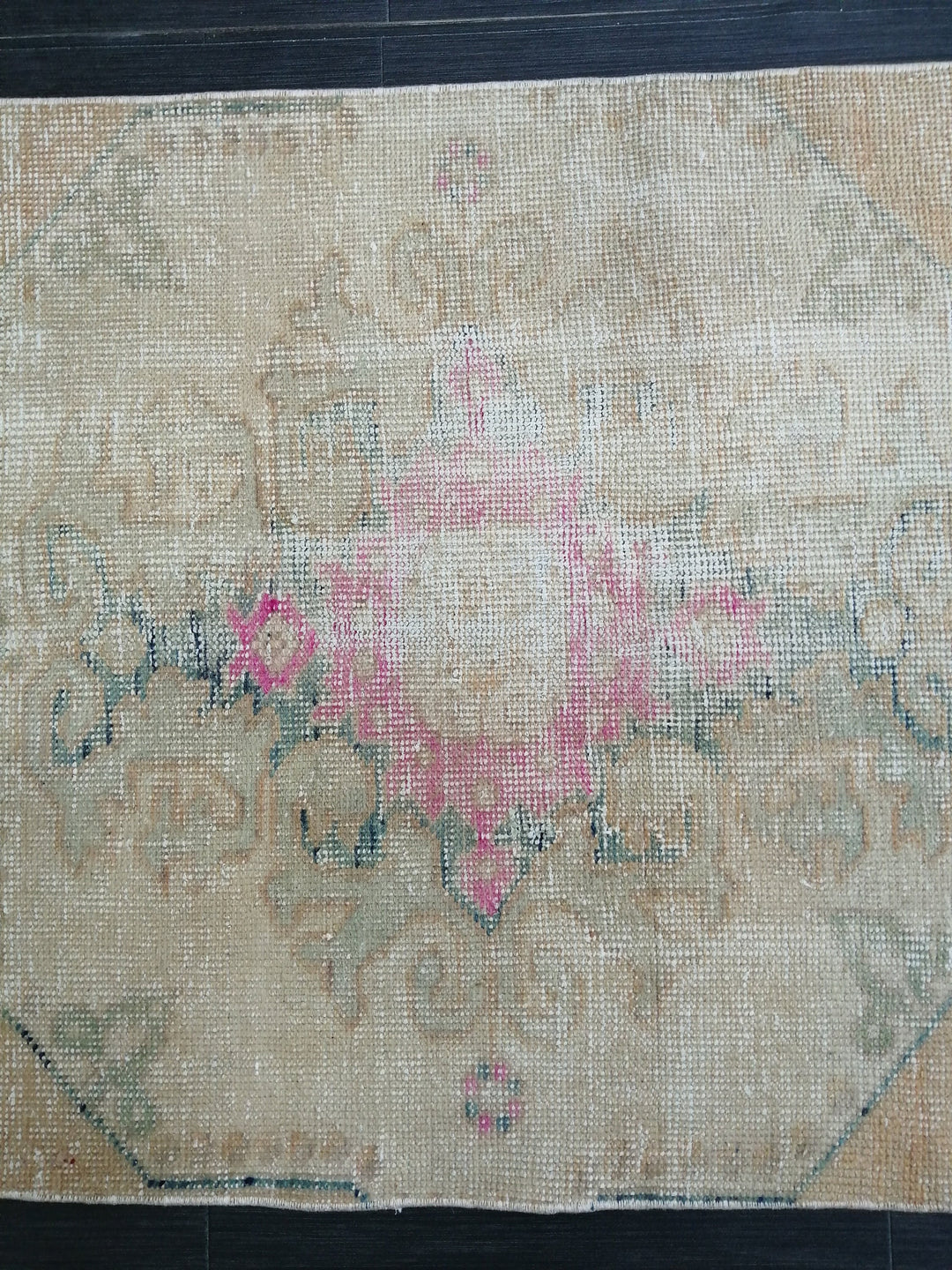 Rust Turkish Runner Rug 2' 9" x 6' 6" Hand-Knotted border