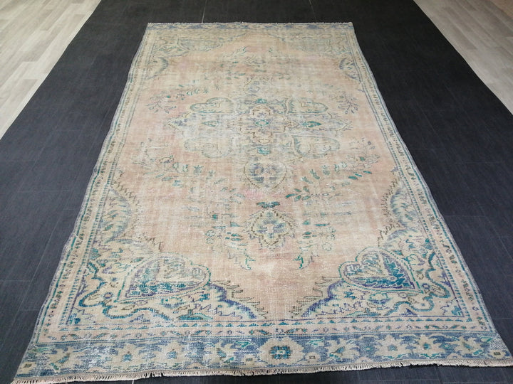Rust Turkish Runner Rug 5' 5" x 9' 6" Hand-Knotted