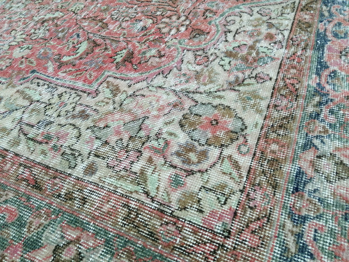 Rust Turkish Runner Rug 6' 1" x 10' 2" Hand-Knotted view