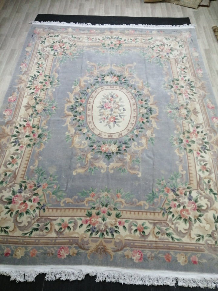 Rust Turkish Vintage Rug 9' 9" x 12' 10" Hand-Knotted view