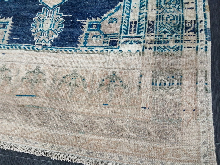 Beige Turkish Runner Rug 3' 6" x 6' 9" Hand-Knotted view 9
