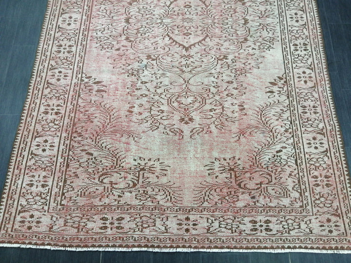Green Turkish Oushak Rug 6' 2" x 9' 4" Hand-Knotted | No. WR47639