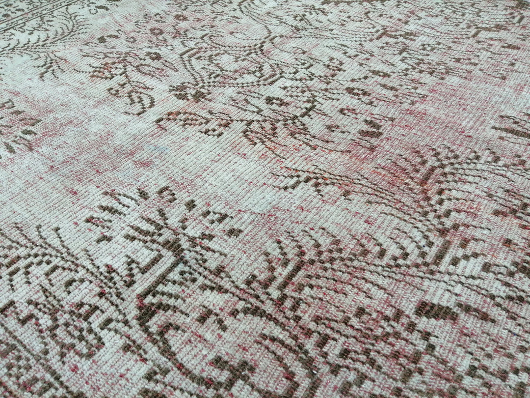 Green Turkish Oushak Rug 6' 2" x 9' 4" Hand-Knotted | No. WR47639