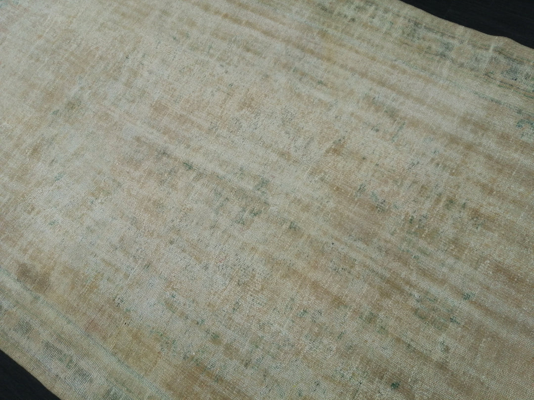 Rust Turkish Oushak Rug 6' x 10' 4" Hand-Knotted pattern