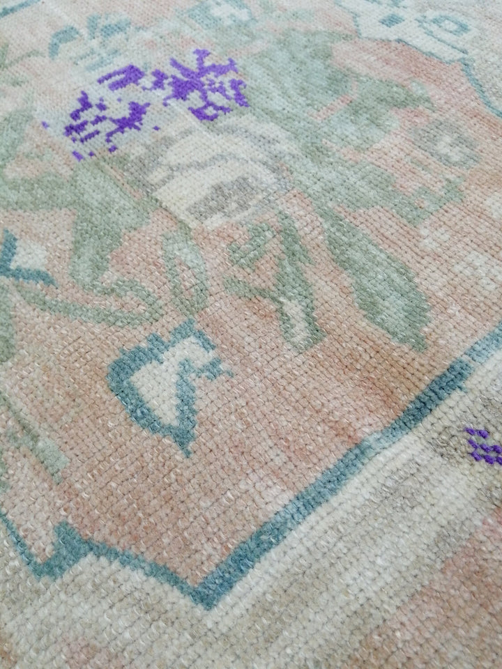 Beige Turkish Runner Rug 3' 5" x 5' Hand-Knotted view 9