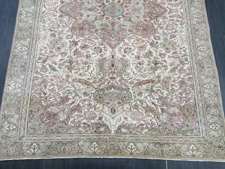 Turkish Runner Rug 6' 3" x 9' 3" Hand-Knotted view