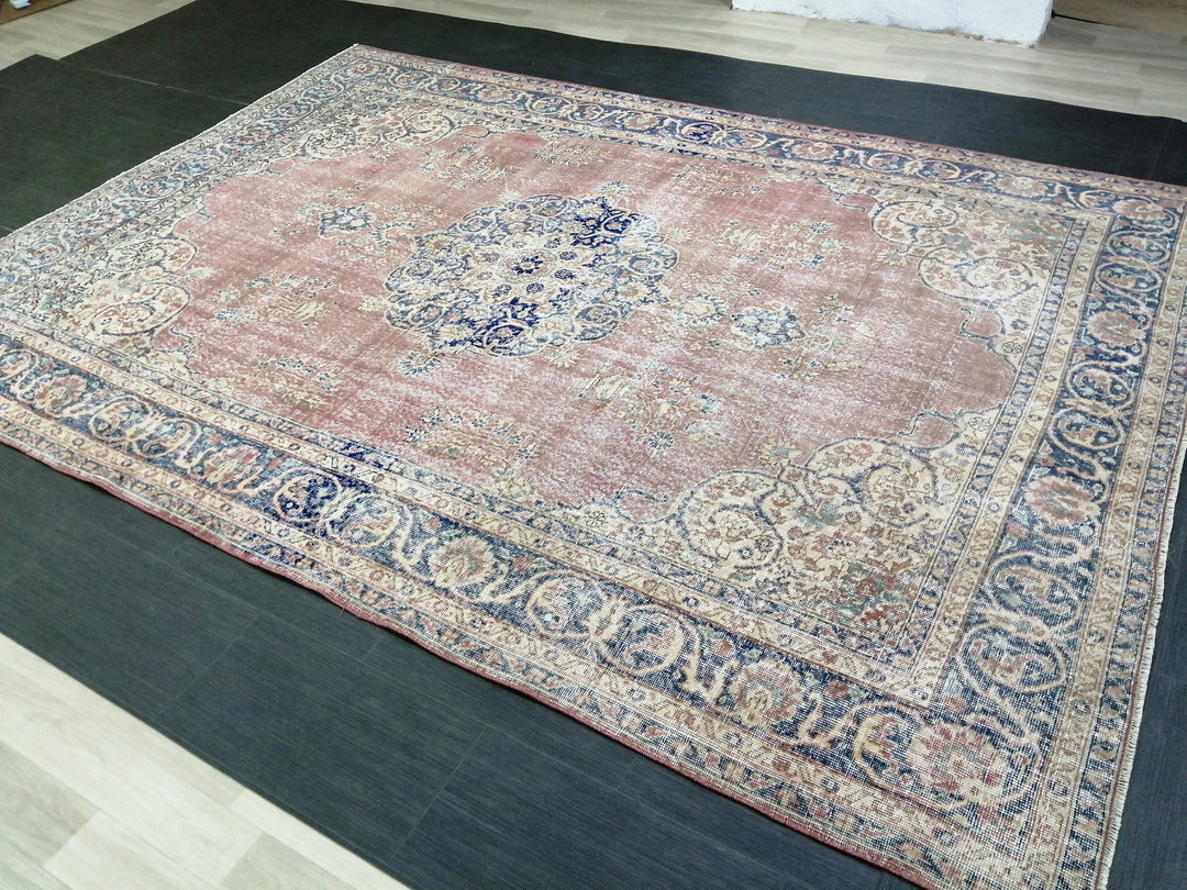 Rust Oushak Rug 7' x 10' - No. WR91674