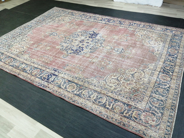 Rust Oushak Rug 7' x 10' - No. WR91674