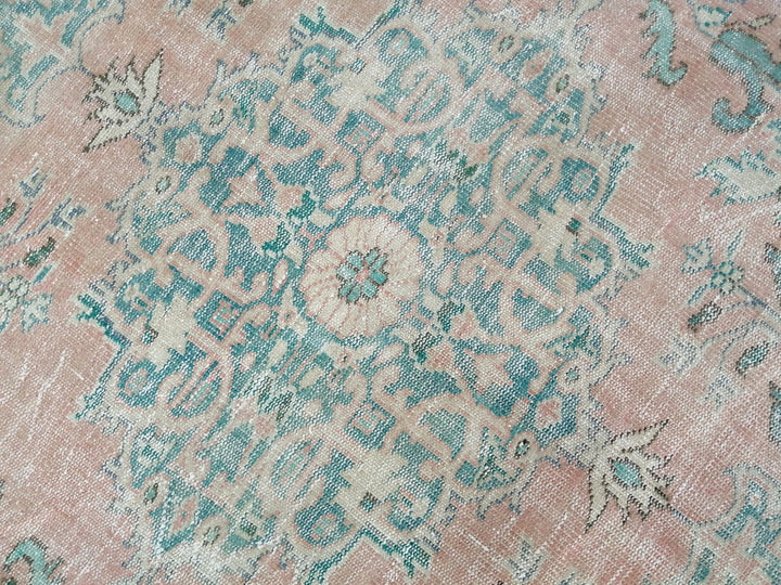 Turkish Oushak Rug 7' 5" x 10' 8" Hand-Knotted view