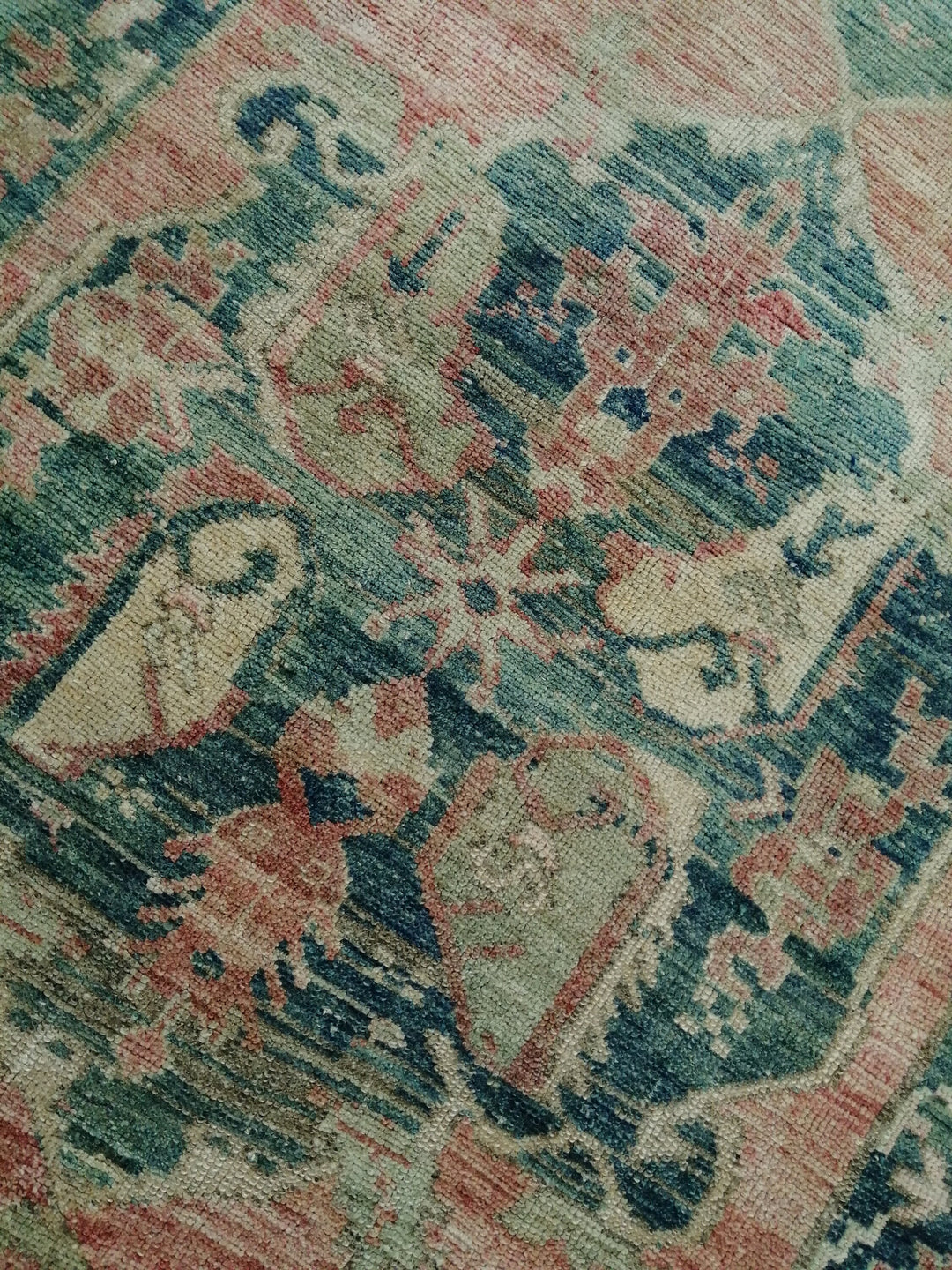Pink Turkish Runner Rug 4' 2" x 11' 8" Hand-Knotted | No. WR34397