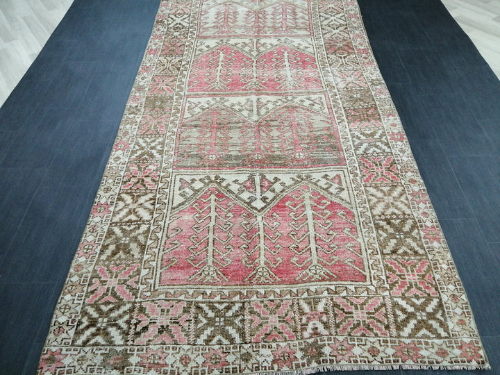 Turkish Runner Rug 5' x 10' 3" Hand-Knotted