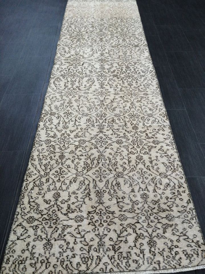Rust Turkish Runner Rug 2' 8" x 9' 5" Hand-Knotted view
