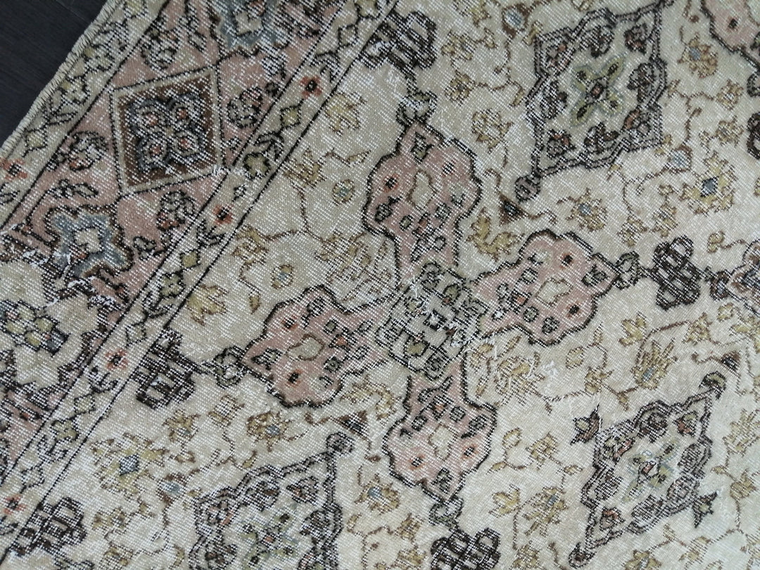 Turkish Oushak Rug 7' 1" x 10' 5" Hand-Knotted view 9