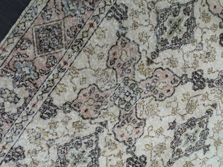 Turkish Oushak Rug 7' 1" x 10' 5" Hand-Knotted view 9