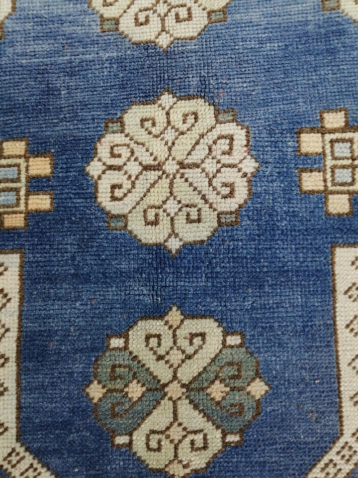 Blue Turkish Oushak Rug 5' 10" x 8' 3" Hand-Knotted | No. WR31247