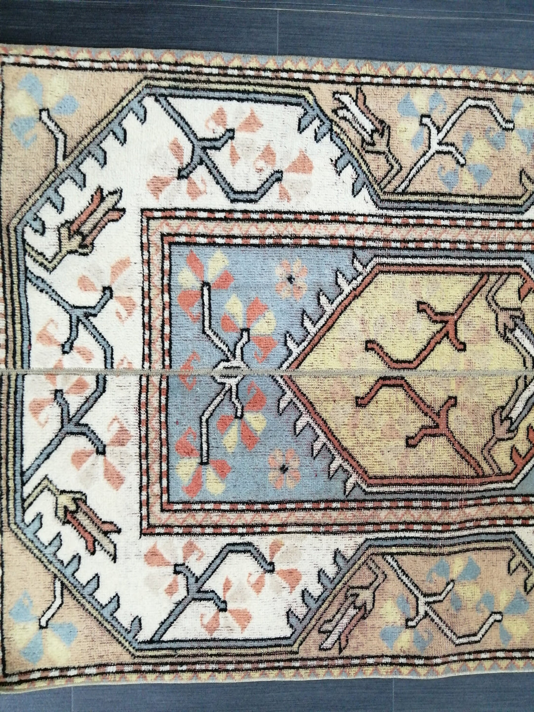 Turkish Runner Rug 3' 2" x 8' 11" Hand-Knotted view