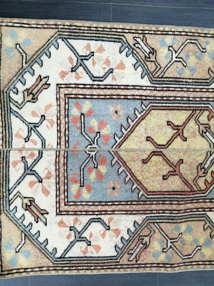 Turkish Runner Rug 3' 2" x 8' 11" Hand-Knotted view