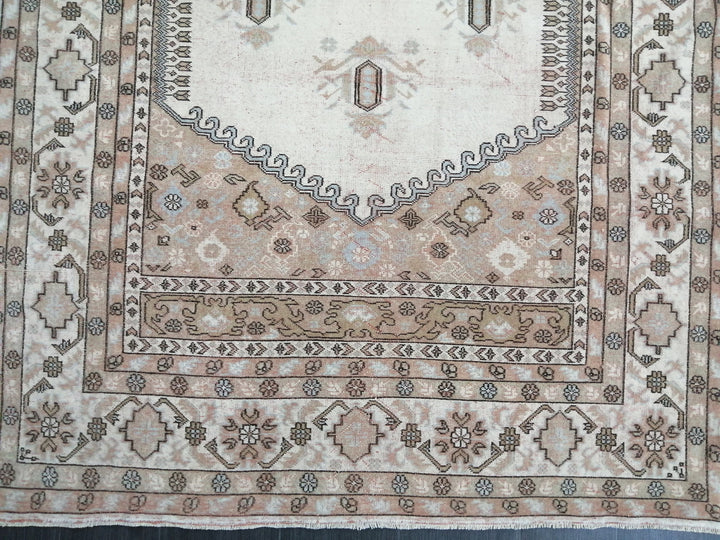 Rust Turkish Oushak Rug 5' 3" x 9' Hand-Knotted view 9