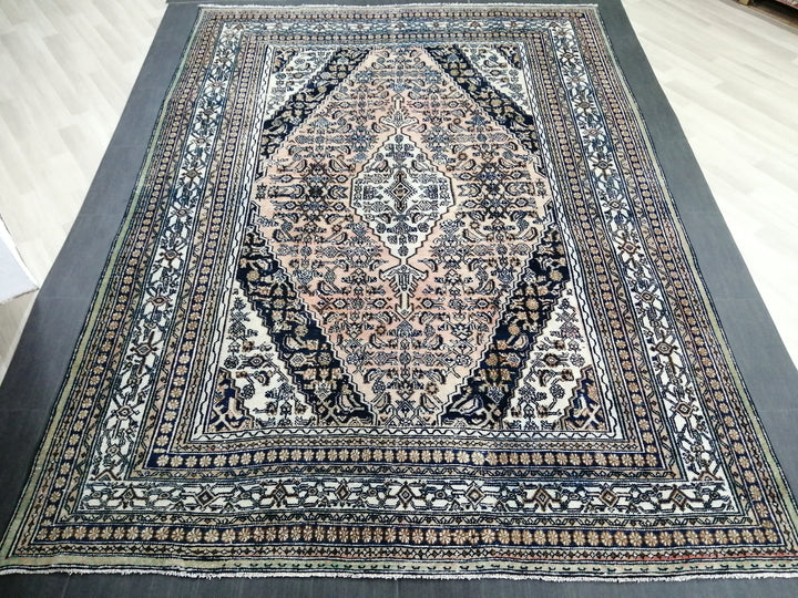 Navy Vintage Turkish Rug 8' x 11' 3" - No. WR99519