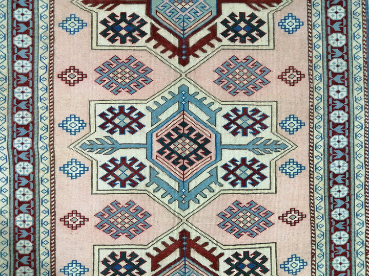 Blue Turkish Oushak Rug 3' 11" x 5' 10" Hand-Knotted | No. WR81618