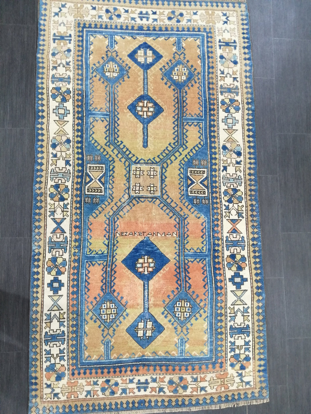 Turkish Oushak Rug 3' 7" x 6' 6" Hand-Knotted view 9