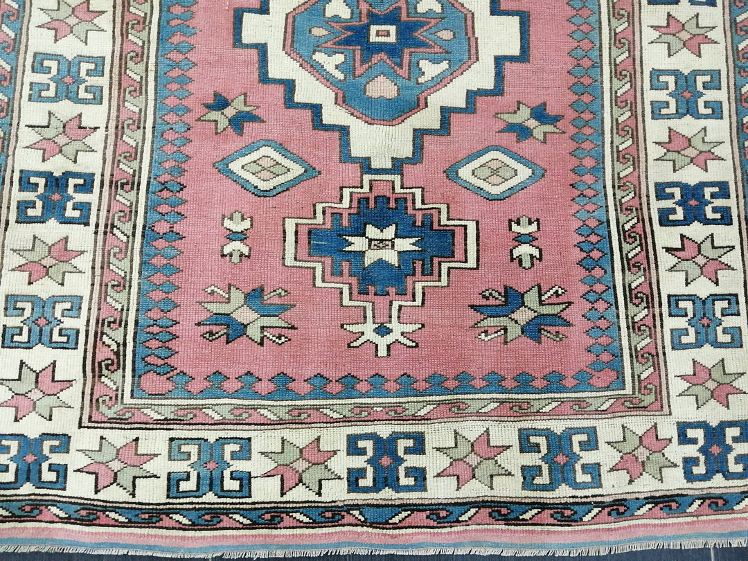 Blue Turkish Oushak Rug 5' 7" x 7' 3" Hand-Knotted | No. WR57883