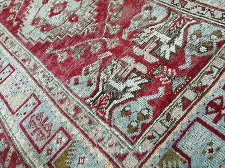 Turkish Oushak Rug 3' 7" x 6' 5" Hand-Knotted field
