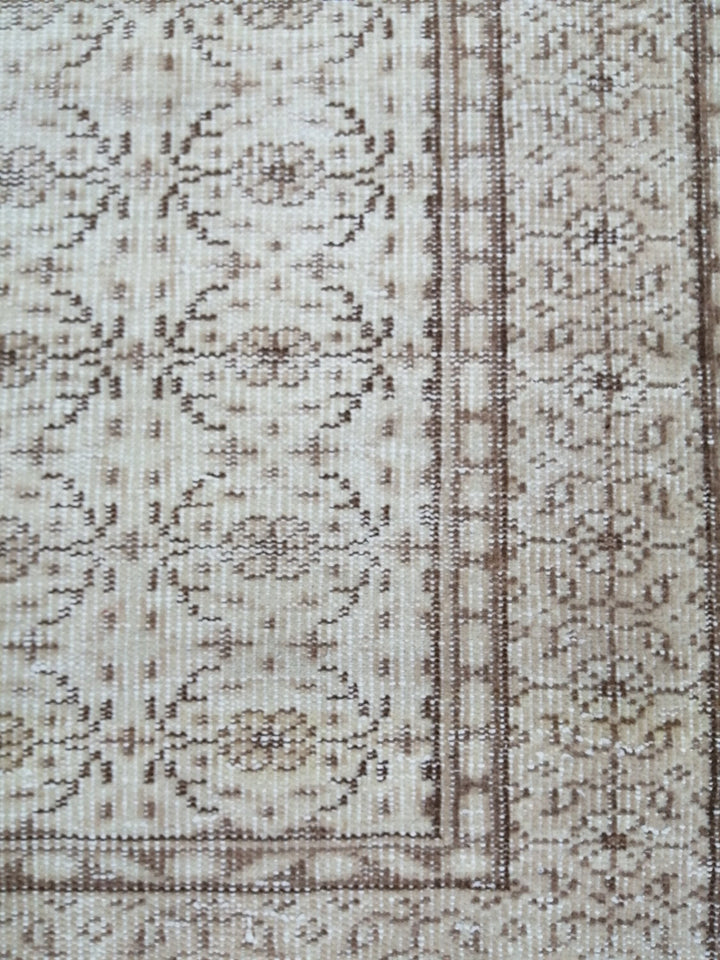 Rust Turkish Oushak Rug 5' 2" x 9' Hand-Knotted view 9