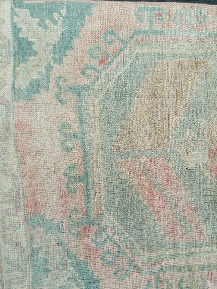Rust Turkish Runner Rug 2' 6" x 11' Hand-Knotted field