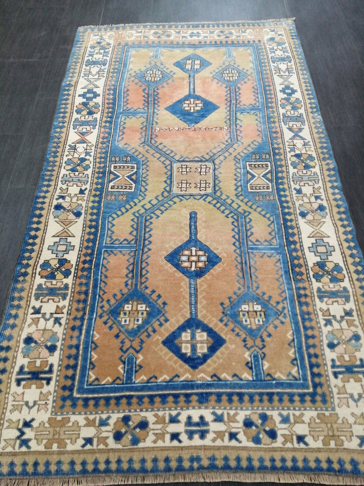 Turkish Oushak Rug 3' 7" x 6' 6" Hand-Knotted view