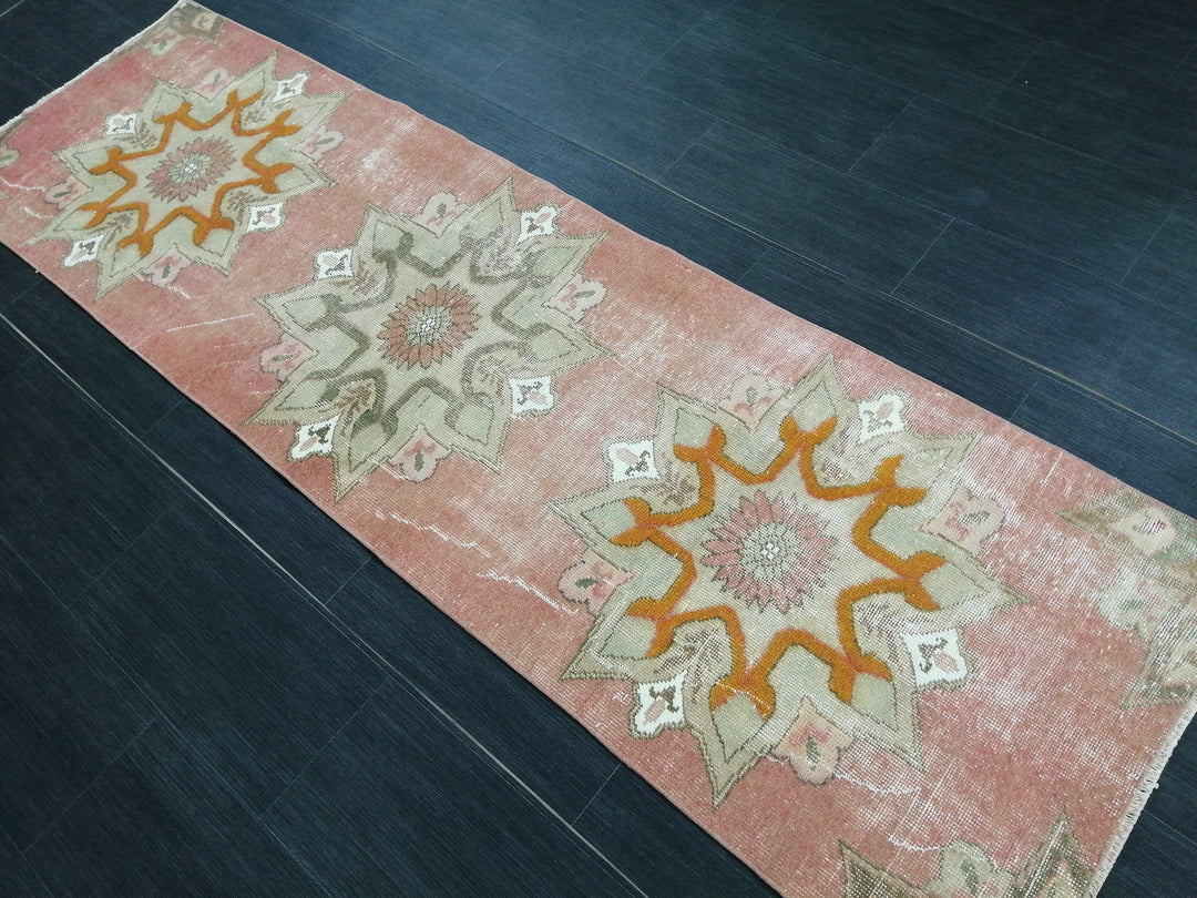 Turkish Runner Rug 2' 5" x 8' 3" Hand-Knotted