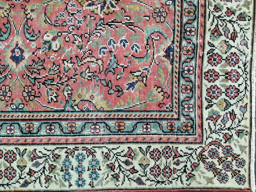 Turkish Oushak Rug 6' 3" x 10' 3" Hand-Knotted view