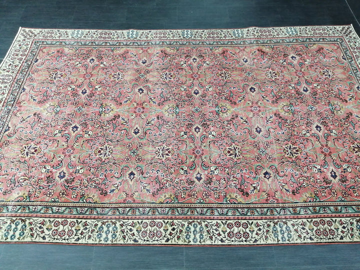 Turkish Oushak Rug 6' 3" x 10' 3" Hand-Knotted view 9