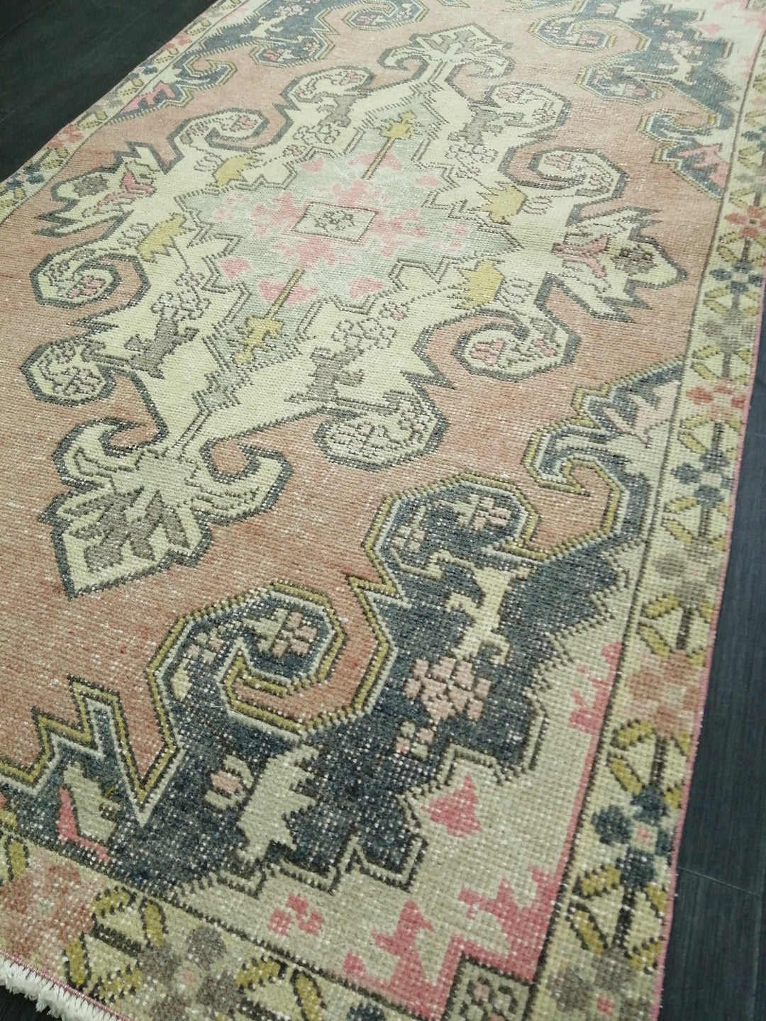 Rust Turkish Oushak Rug 4' x 6' 11" Hand-Knotted view 9