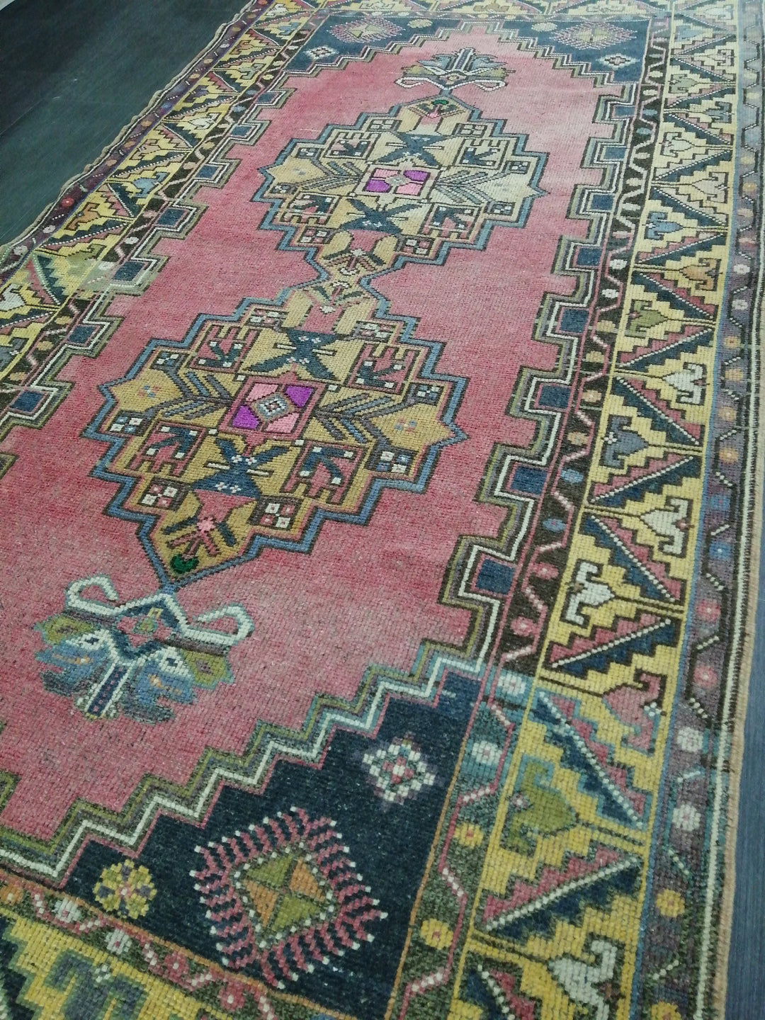 Turkish Oushak Rug 4' x 7' 5" Hand-Knotted view