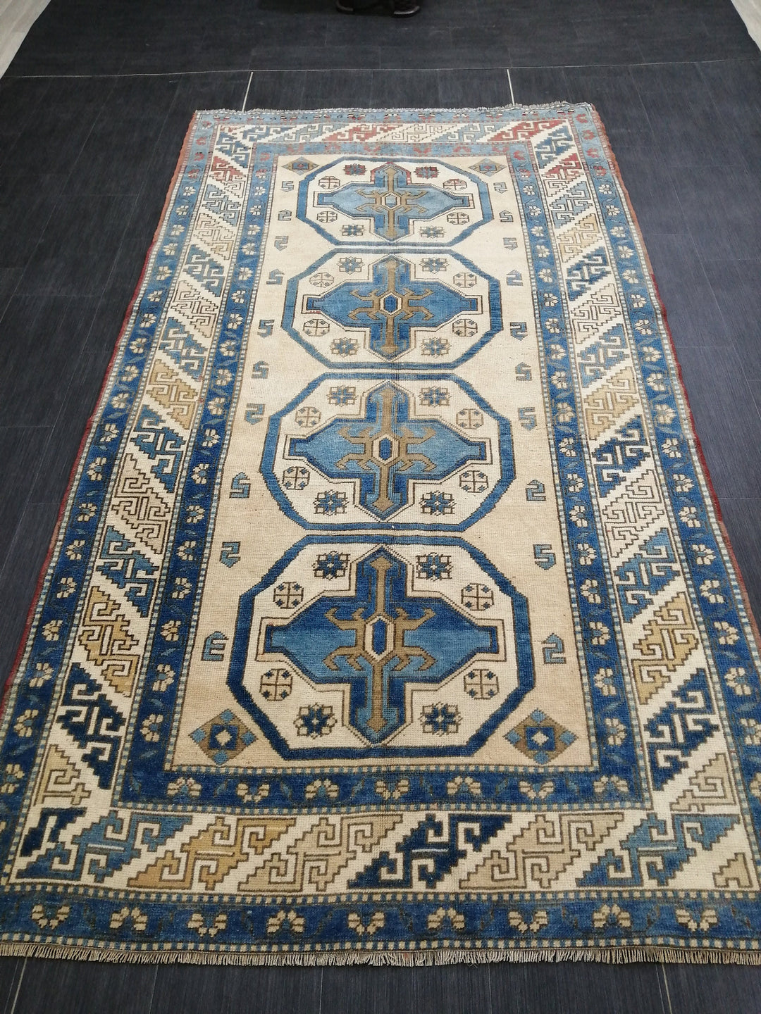 Turkish Runner Rug 4' 8" x 8' 9" Hand-Knotted view 9