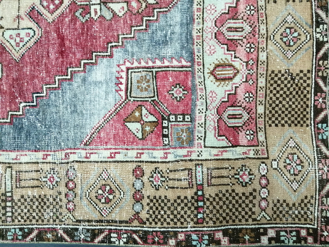 Blue Turkish Oushak Rug 4' 3" x 8' 4" Hand-Knotted | No. WR82702