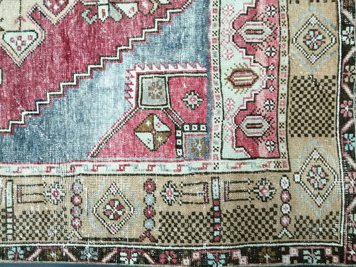 Blue Turkish Oushak Rug 4' 3" x 8' 4" Hand-Knotted | No. WR82702