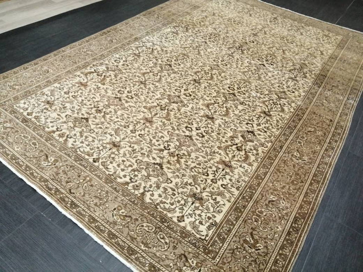 Turkish Oushak Rug 6' 3" x 9' 6" Hand-Knotted
