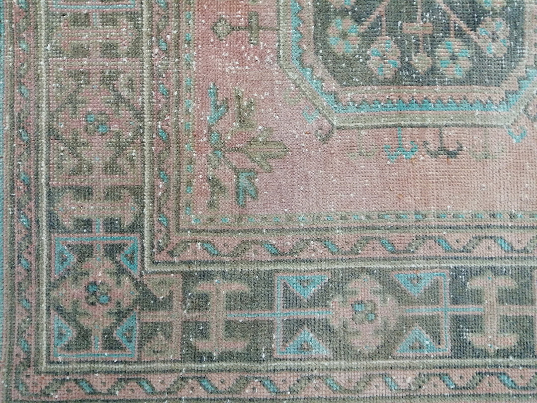 Turkish Runner Rug 4' 2" x 11' 6" Hand-Knotted view 9