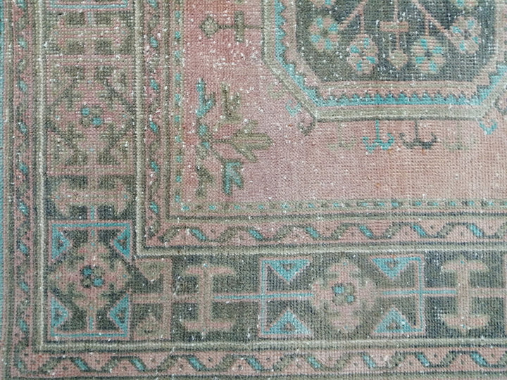 Turkish Runner Rug 4' 2" x 11' 6" Hand-Knotted view 9