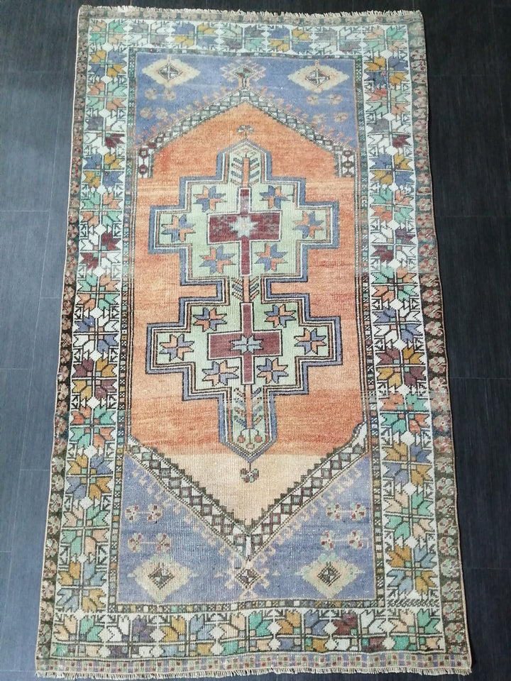 Rust Turkish Oushak Rug 3' 9" x 6' 6" Hand-Knotted view