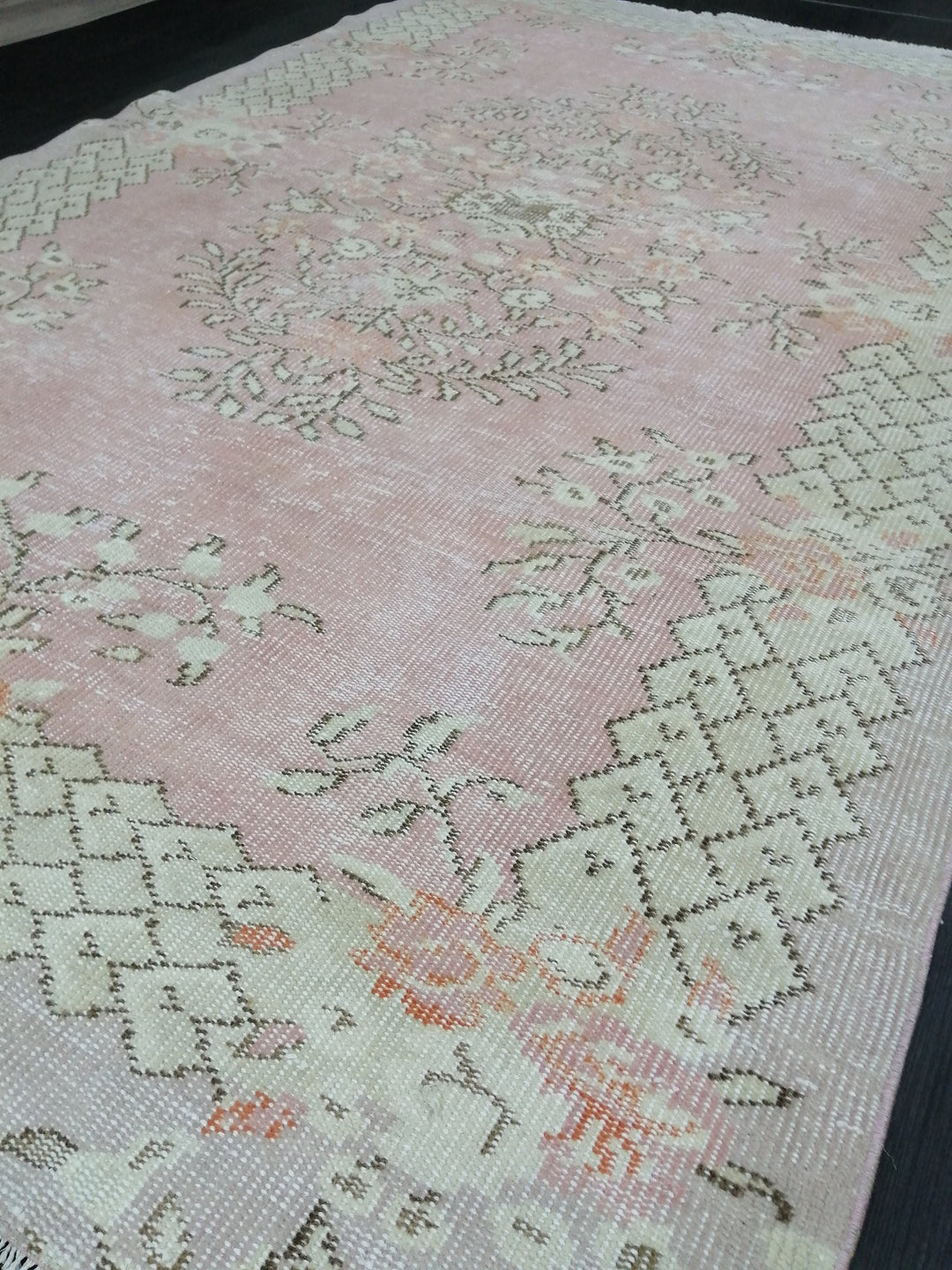 Rust Oushak Rug 5' 8" x 9' 1" - No. WR69464
