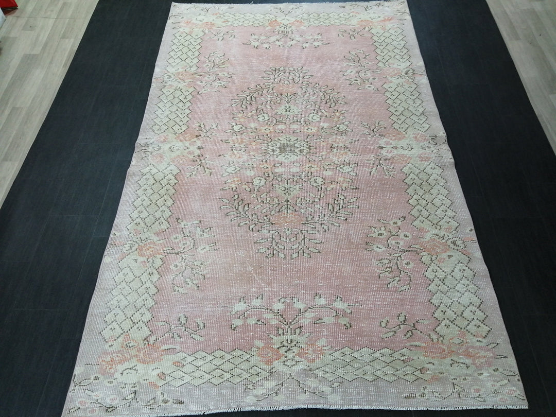 Rust Oushak Rug 5' 8" x 9' 1" - No. WR69464