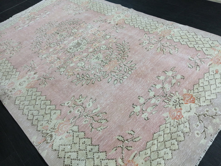 Rust Oushak Rug 5' 8" x 9' 1" - No. WR69464