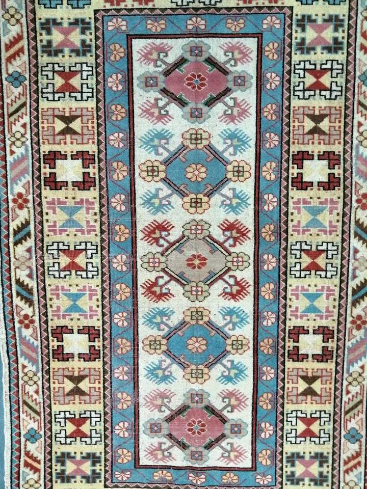 Rust Turkish Runner Rug 3' 11" x 6' 5" Hand-Knotted view