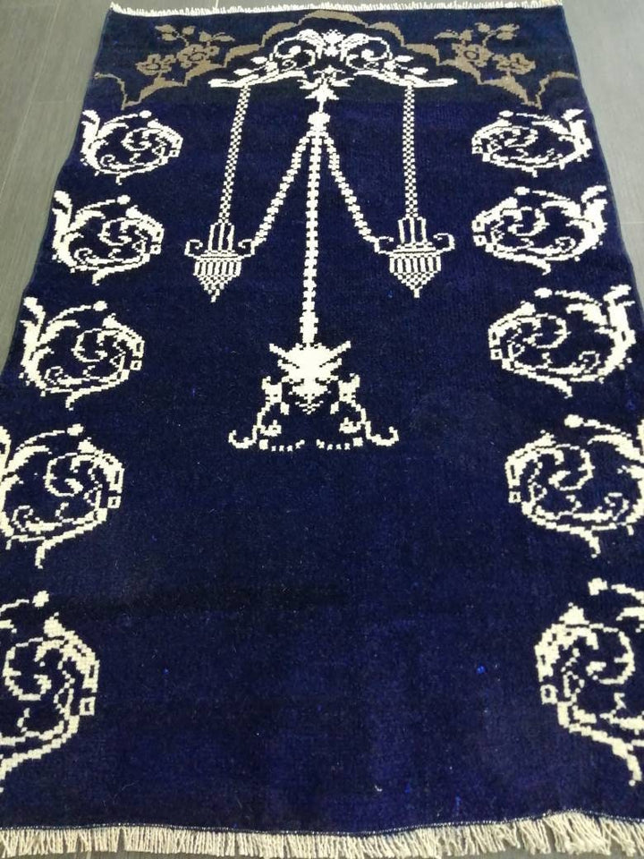 Navy Vintage Turkish Rug 2' 5" x 3' 8" - No. WR87376