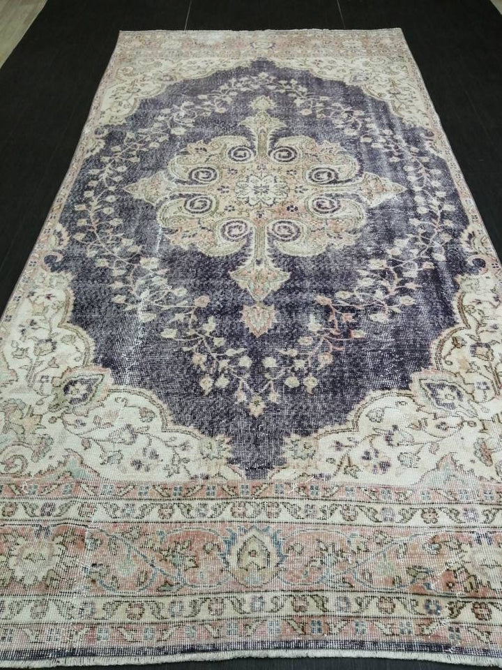 Turkish Runner Rug 5' 5" x 10' 8" Hand-Knotted view