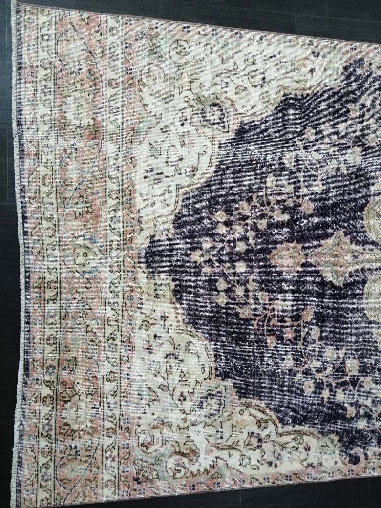 Turkish Runner Rug 5' 5" x 10' 8" Hand-Knotted reverse