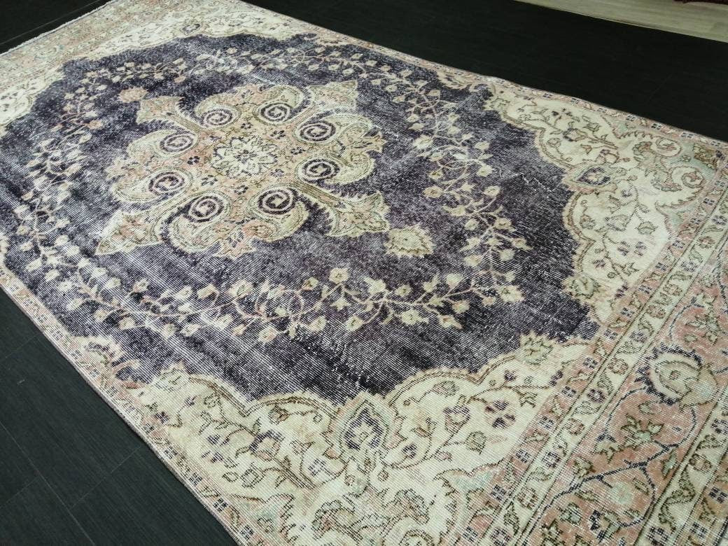 Turkish Runner Rug 5' 5" x 10' 8" Hand-Knotted